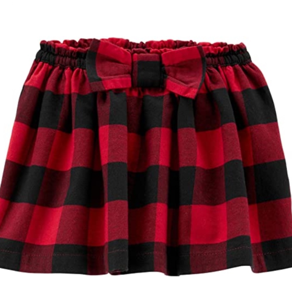 Buffalo plaid skirt baby toddler 2T Carter’s